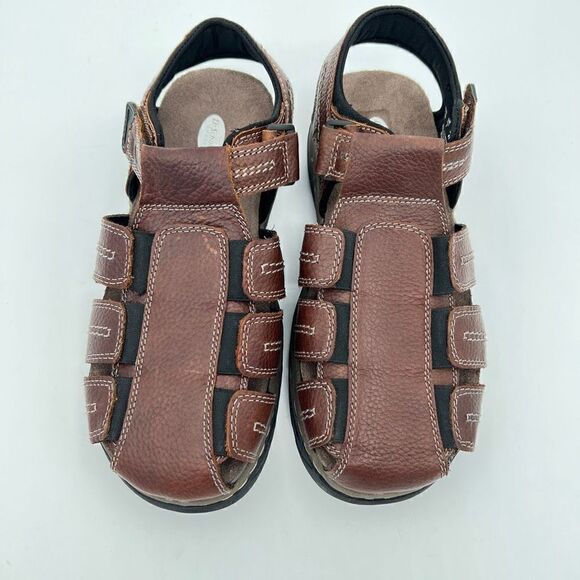 Dr. Scholl’s Men’s Memory Foam Cool Fit Comfort Sandals Size 8 Brown Fishing main image 6